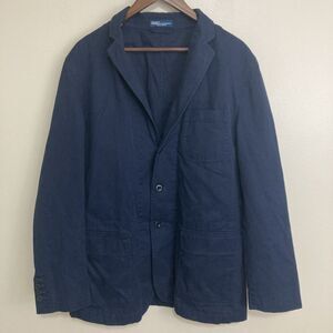 Vintage Polo Ralph Lauren Chore Coat Mens 46r Blue Jacket Old Money Top